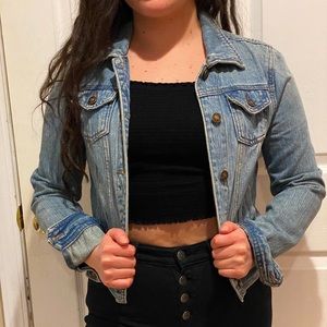 Light wash jean jacket!